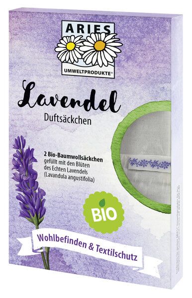 ARIES Bio Lavendel Duftsäckchen 2er Set ARIES Bio Lavendel Duftsäckchen 2er Set von ARIES