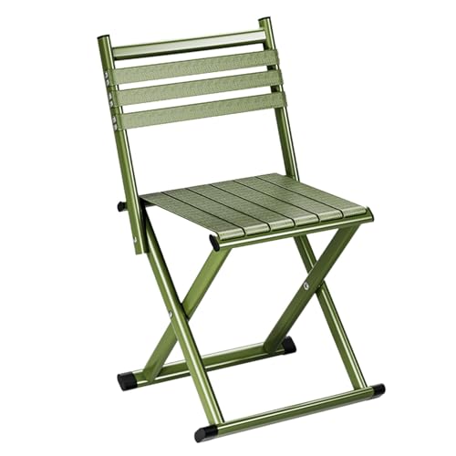 Faltbarer Campinghocker Tragbare Metall Klappbank Tragbarer Campinghocker Angelstuhl Outdoor Stapelstuhl Leichter Campinghocker mit Rückenlehne Faltbarer Campinghocker Tragbare Metall Klappbank Tragbarer Campinghocker Angelstuhl Outdoor Stapelstuhl Leichter Campinghocker mit Rückenlehne von ARIOU