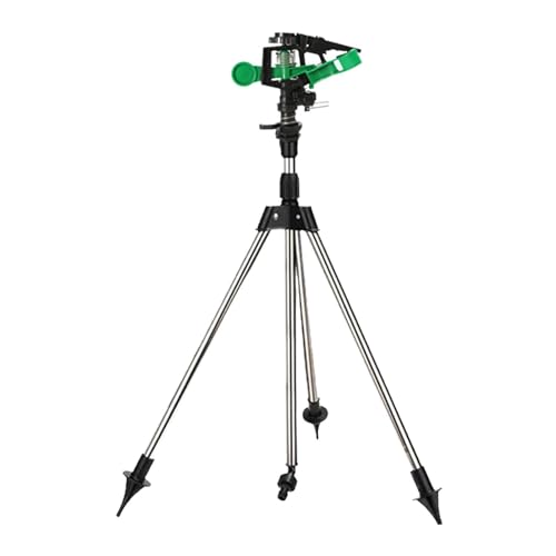 Sprinkler-Stativbasis, Bewässerungsstativbasis, 360 Grad drehbarer automatischer Sprinkler, Bewässerungswerkzeug, Teleskopstativ-Sprinkler für große Fläche, Hof, Garten von ARIOU
