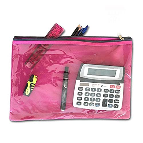 Wasserdichter PVC-Waschbeutel mit zwei Taschen und Reißverschluss – erhältlich in 3 Größen (groß (26 x 36 cm) von ARK