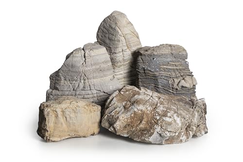 ARKA mySCAPE-Frodo Rocks - 10 kg Mix - Einzigartige Aquascaping-Steine für kreative Süßwasseraquarium-Gestaltungen, natürliche Optik für einzigartige Landschaften. von ARKA