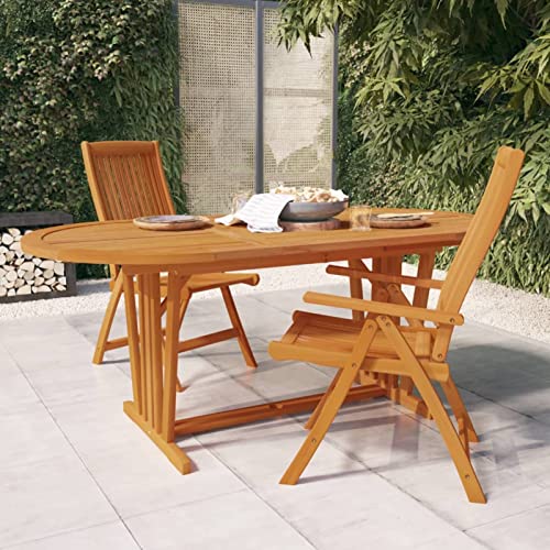 ARKEM Gartentisch 200x100x75 cm Massivholz Eukalyptus Tische FüR DraußEn Patio Dining Tables Gartentische FüR DraußEn Garden Tables von ARKEM