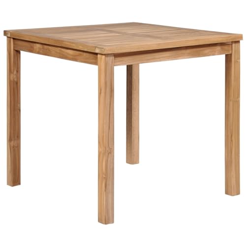 ARKEM Gartentisch 80x80x77 cm TerassenmöBel AußEn Tisch Garten Terrassentisch Garden Table Gartentische Massivholz Teak von ARKEM