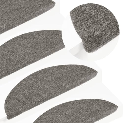 ARKEM Stufenmatten Selbstklebend 15 STK. 56x17x3 cm Grau Stufenmatten Schmal Treppenteppich Selbstklebend ARKEM Stufenmatten Selbstklebend 15 STK. 56x17x3 cm Grau Stufenmatten Schmal Treppenteppich Selbstklebend von ARKEM