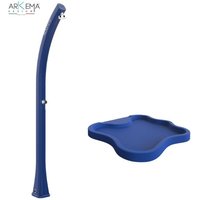 Arkema Design - Arkema Solar Garden Shower Happy 100 23 Lt Mit blauer Duschwanne Blau von ARKEMA DESIGN