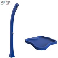 Arkema Design - Solardusche Happy Five 500 Arkema 24 Lt Mit blauer Duschwanne Blau von ARKEMA DESIGN