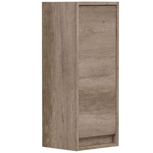 Habitdesign Distrimobel Saetabis Giunone Hängebad S04 gebürstet, 30 x 26 x 74 H cm, Eiche, Melamin von ARKITMOBEL