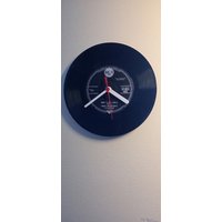 Handgemachte Retro Vintage Style Vinyl Schwarz Schallplatte Wanduhr Art Deco von ARKRETRO