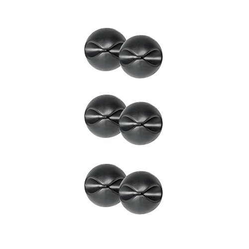 6 Kabelhalter SCHWARZ selbstklebend Clips Halter Kabel Organiser Cabledrop Halterclips von ARLI