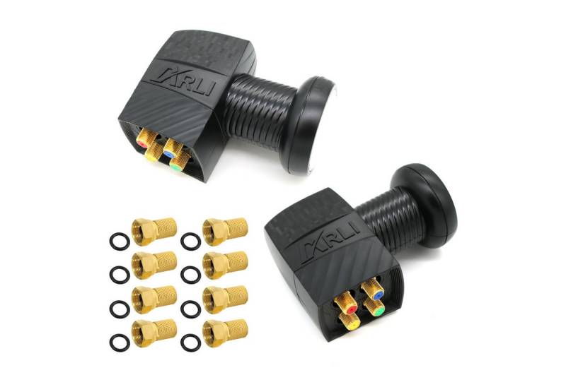 ARLI 2er Set / Pack - 10744 Universal-Quad-LNB (für 4 Teilnehmer) von ARLI