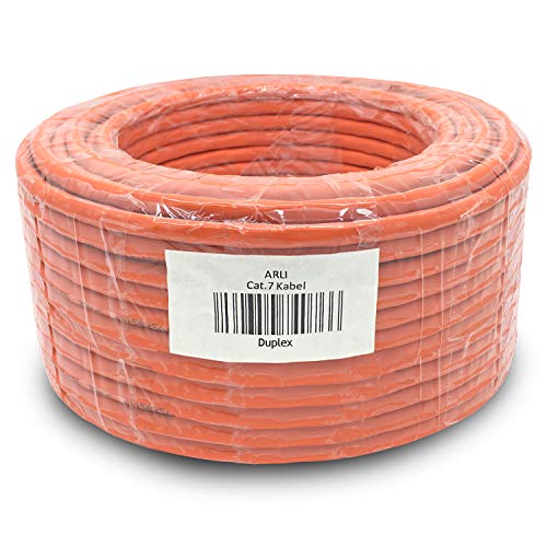 ARLI CAT 7 Verlegekabel duplex 100m Netzwerkkabel CAT.7 twin LAN Halogenfrei Installationskabel SFTP CAT7 PIMF Kabel Netzwerk Verkabelung Datenkabel AWG23/1 Gigabit Kupfer Ethernet Klasse F 100 m ARLI CAT 7 Verlegekabel duplex 100m Netzwerkkabel CAT.7 twin LAN Halogenfrei Installationskabel SFTP CAT7 PIMF Kabel Netzwerk Verkabelung Datenkabel AWG23/1 Gigabit Kupfer Ethernet Klasse F 100 m von ARLI