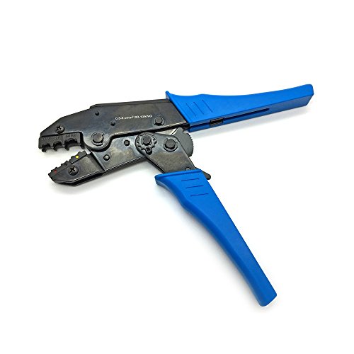ARLI Crimpzange 0,5-6 mm² – Handcrimpzange für isolierte Kabelschuhe & Verbinder | Crimp Werkzeug mit Ratschenfunktion & Farbcodierung von ARLI