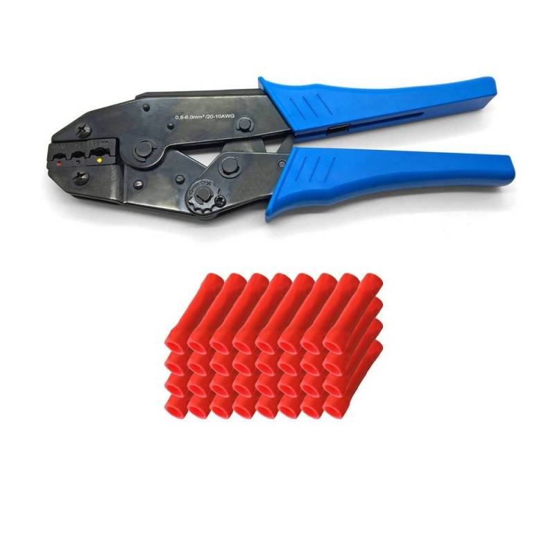 ARLI Crimpzange ARLI Handcrimpzange 0,5 - 6 mm² + 100 Stossverbinder 0,5 - 1,5 mm² von ARLI