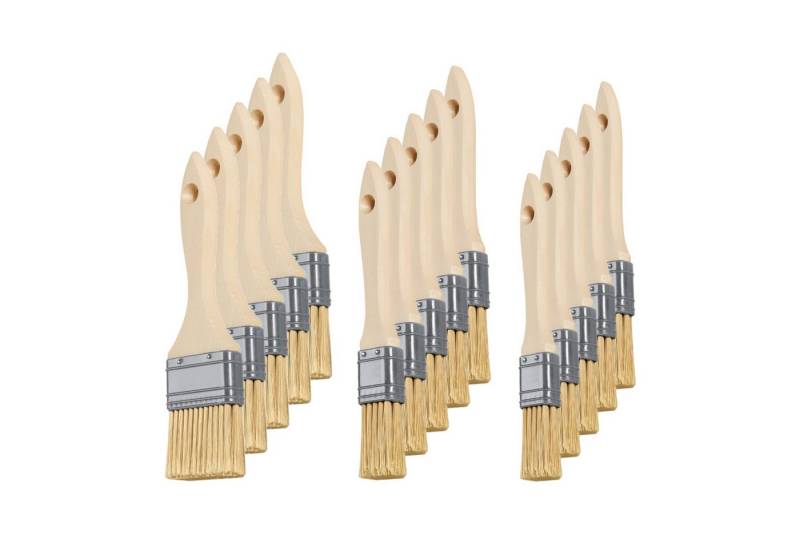 ARLI Flachpinsel Basic Pinsel Set mit 20 mm / 25 mm / 35 mm Breite, (15 St) von ARLI