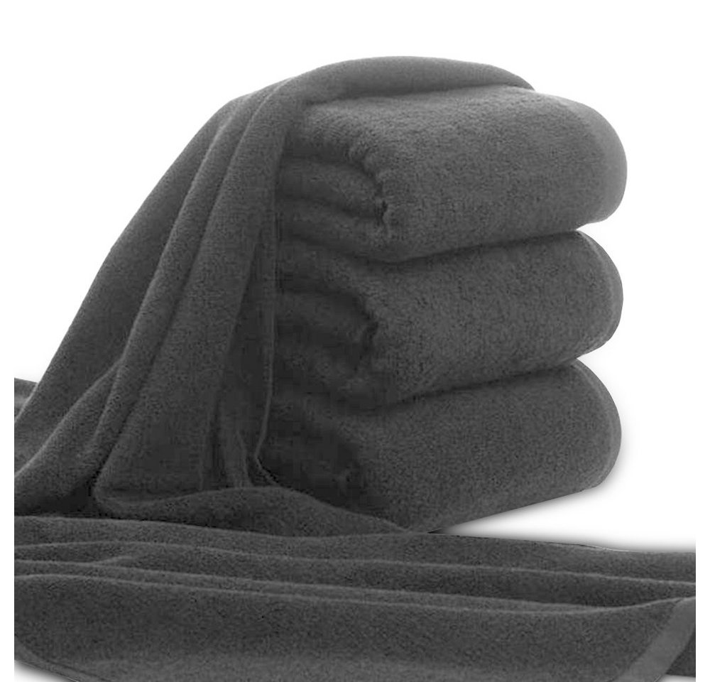 ARLI Handtuch Set Handtuch 100% Baumwolle Handtücher Set Serie aus hochwertigem Rohstoff Frottier klassischer Design elegant schlicht modern praktisch mit Handtuchaufhänger, Baumwolle, (10-tlg) von ARLI