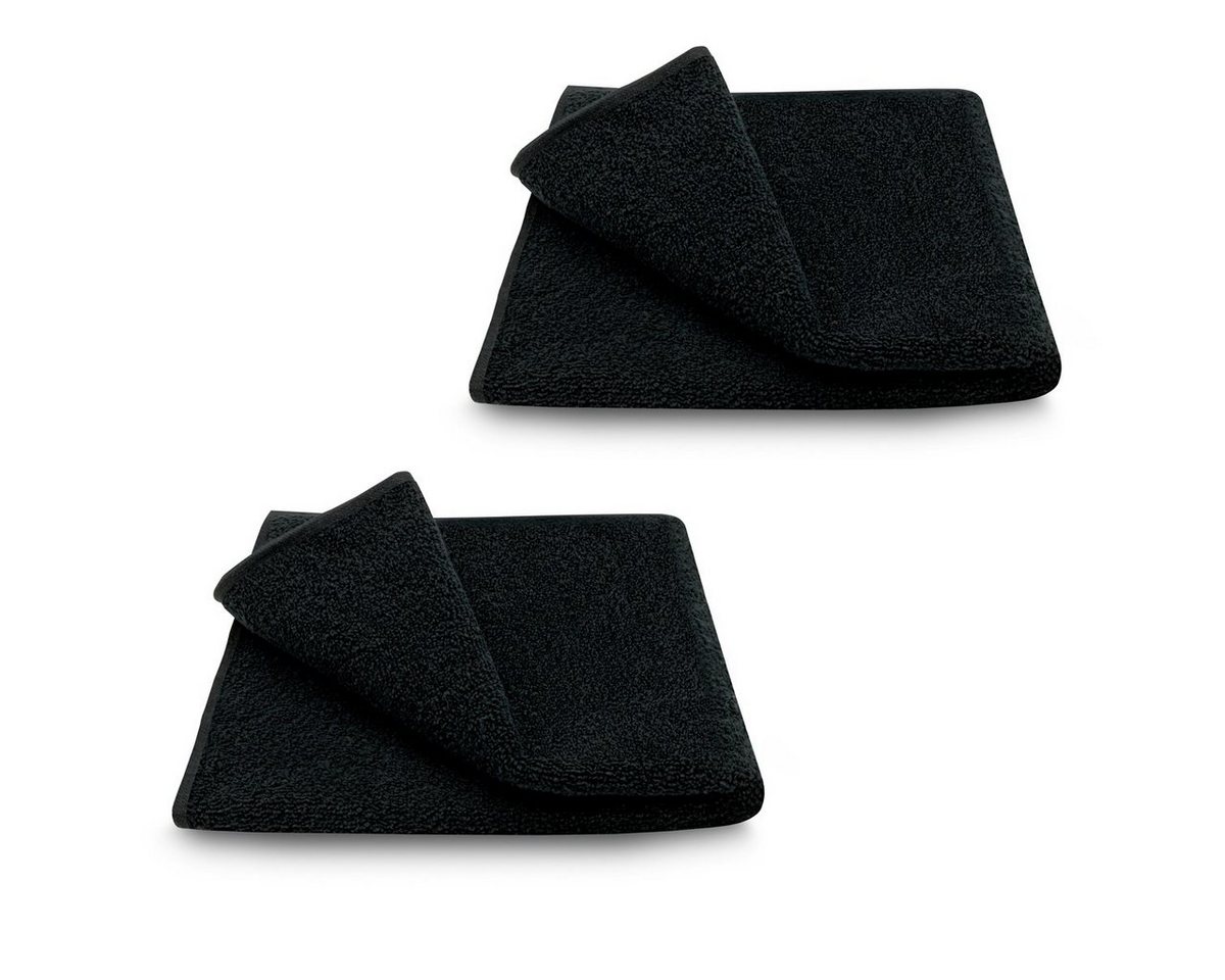 ARLI Handtuch Set Handtuch 100% Baumwolle Handtücher Set Serie aus hochwertigem Rohstoff Frottier klassischer Design elegant schlicht modern praktisch mit Handtuchaufhänger, Baumwolle, (2-tlg) von ARLI