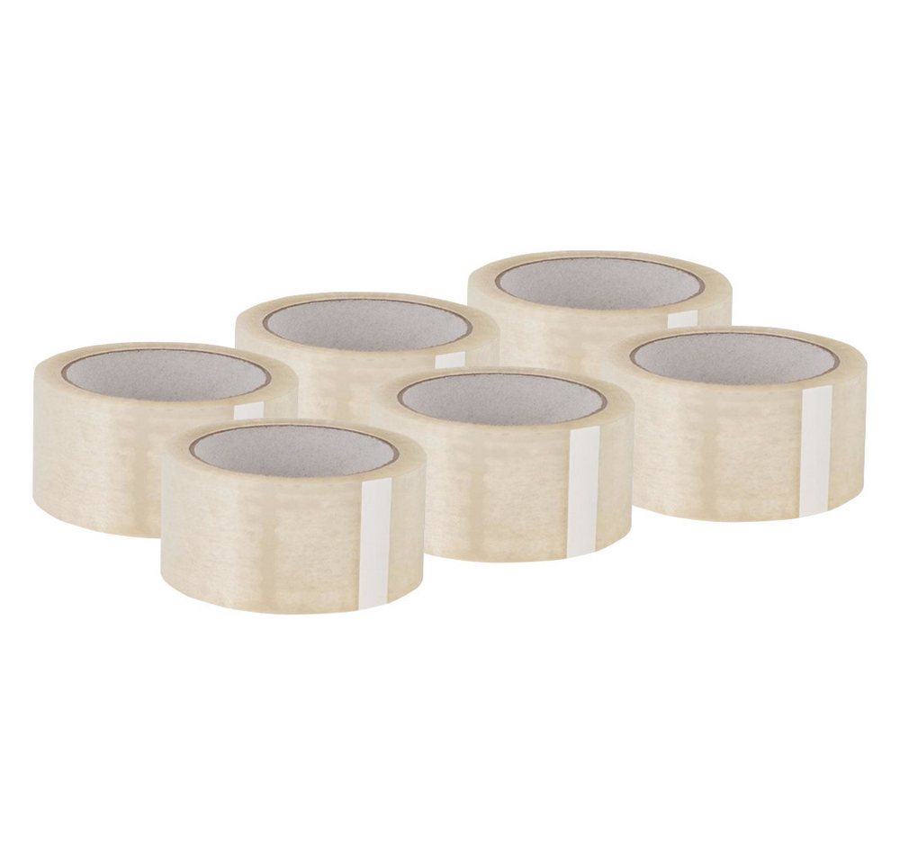 ARLI Klebeband 6x Klebeband Packband Paketband (6er, 6-St., Set) PP 48 mm x 66 m Paket Band von ARLI