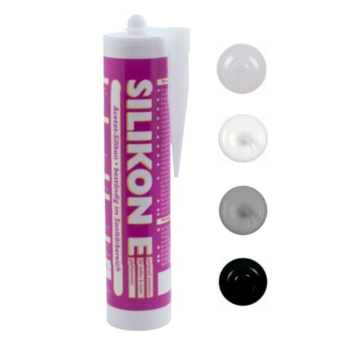 ARLI SET: 3x Silikon Fugendicht 310ml grau – Schimmelhemmend UV Beständig Witterungsfeste Dichtmasse auf Acetat Basis für Badezimmer Küche Fenster Innenbereiche Außenbereiche - 3 Kartuschen ARLI SET: 3x Silikon Fugendicht 310ml grau – Schimmelhemmend UV Beständig Witterungsfeste Dichtmasse auf Acetat Basis für Badezimmer Küche Fenster Innenbereiche Außenbereiche - 3 Kartuschen von ARLI