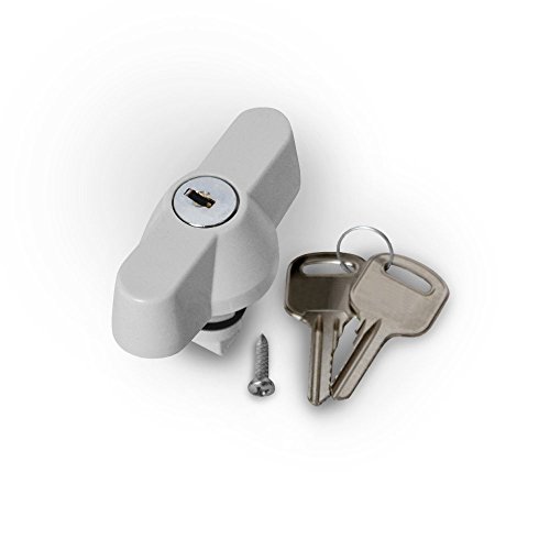 Sicherheitsschloss mit Schlüssel für ARLI Schaltschrank Industriegehäuse Gehäuse Leergehäuse ABS Kunststoff Sicherheitsschloß Schloss Zylinder anschließbar schloß von ARLI