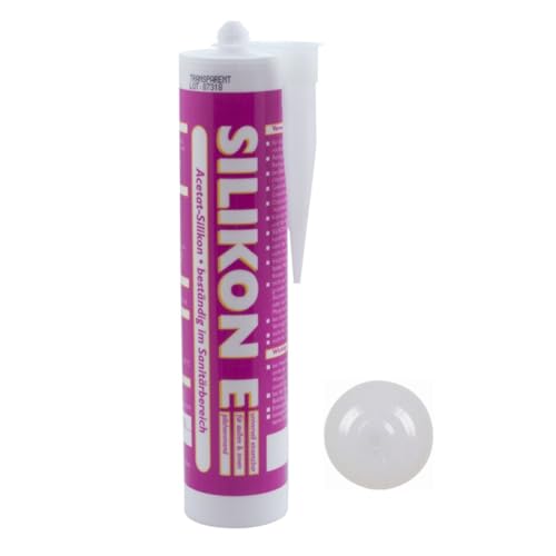 ARLI Silikon 310ml transparent – Universal Fugendichtmasse schimmelhemmend UV-beständig für Bad Küche Fenster innen & außen ARLI Silikon 310ml transparent – Universal Fugendichtmasse schimmelhemmend UV-beständig für Bad Küche Fenster innen & außen von ARLI