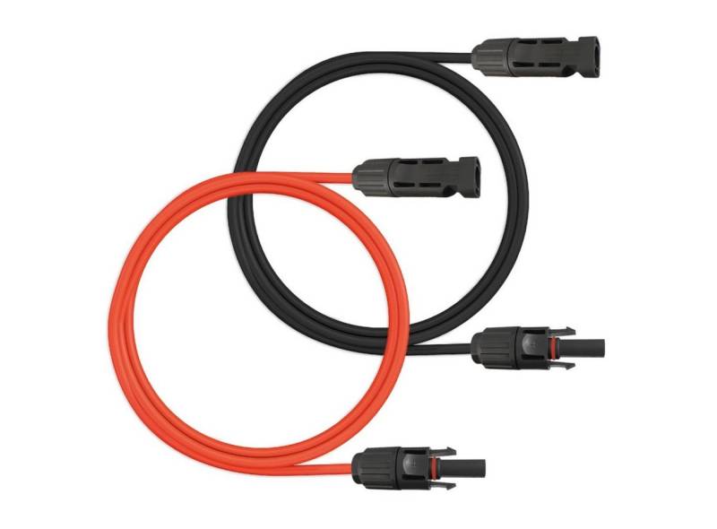 ARLI Solaranlage 1m Verlängerungskabel rot + schwarz 6 mm² mit Solarstecker, (1m, 1-St., Kabel), Solarstecker Solar Kabel Stecker von ARLI