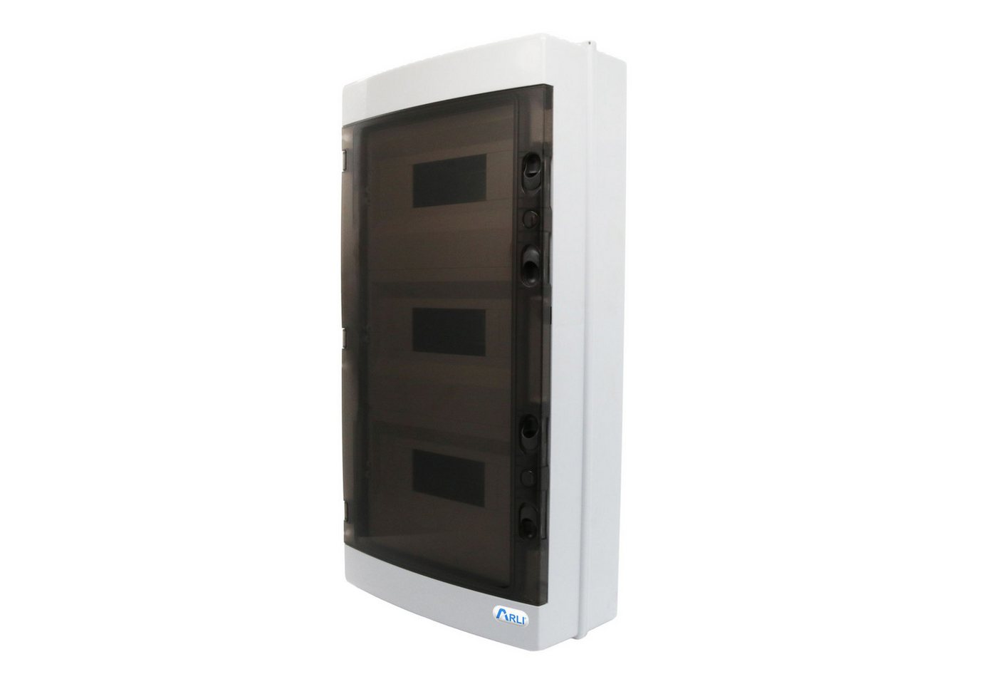 ARLI Verteilerbox 1x Sicherungskasten IP65 Aufputz Verteilerkasten Feuchtraumverteiler, (Anzahl Module, 36-tlg., Module), Nach Auswahl: Module von ARLI
