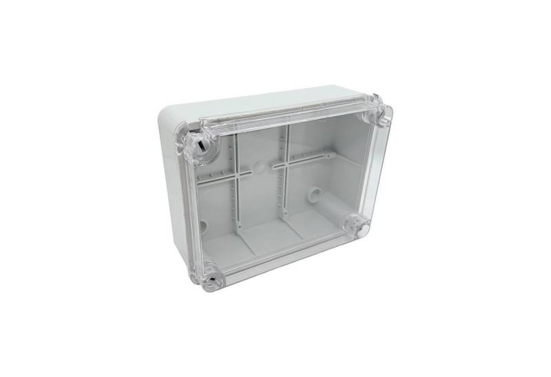 ARLI Verteilerbox Abzweigdose IP67 Sichttür 190 x 145 x 80 mm Aufputz Feuchtraumdose, nach Auswahl: Kabelverschraubung M12 M16 M20 M25 von ARLI