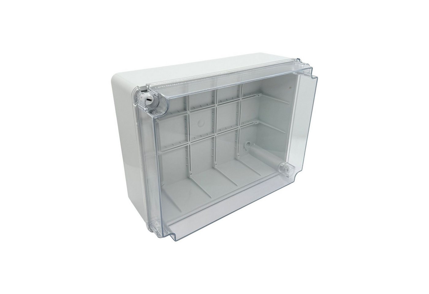 ARLI Verteilerbox Abzweigdose IP67 Sichttür 310 x 230 x 130 mm Feuchtraumdose, nach Auswahl: Kabelverschraubung M12 M16 M20 M25 von ARLI