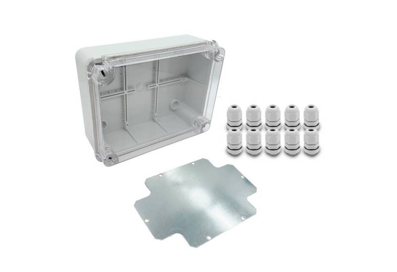 ARLI Verteilerbox Abzweigdose IP67 Sichttür Aufputz 190 x 145 x 80 mm + Montageplatte, nach Auswahl: Kabelverschraubung M12 M16 M20 M25 ARLI Verteilerbox Abzweigdose IP67 Sichttür Aufputz 190 x 145 x 80 mm + Montageplatte, nach Auswahl: Kabelverschraubung M12 M16 M20 M25 von ARLI
