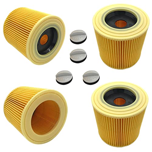 ARLI kompatibel mit Filter Kärcher WD2 WD3 MV3 Extension KIT Kartuschenfilter Patronenfilter ersetzt 6.414-552.0 6.414-772.0 6.414-547.0 - 4 Stück von ARLI