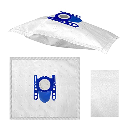 ARLI kompatibel mit Staubsaugerbeutel Siemens VS 06G2410 Synchropower Power Edition VS 6 –10x Staubsauger Beutel mehrlagiges Vlies mit Formstabiler Deckscheibe inkl.1x zuschneidbaren Mikrofilter von ARLI