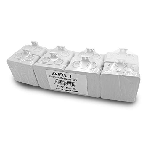 Abzweigdose Feuchtraum IP55 8x Dose 75 x 75 x 40 mm aufputz außenliegenden Befestigungslasche Kabelabzweigdose Verbindungsdosen Industriegehäuse Verteilerkasten Leergehäuse Verteilerdose ARLI 8 Stück Abzweigdose Feuchtraum IP55 8x Dose 75 x 75 x 40 mm aufputz außenliegenden Befestigungslasche Kabelabzweigdose Verbindungsdosen Industriegehäuse Verteilerkasten Leergehäuse Verteilerdose ARLI 8 Stück von ARLI