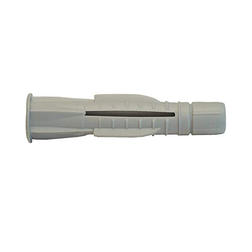 Dübel Universaldübel 10 x 61 mm 10x Allzweckdübel Universal Rand Bund Nylon Spreiz Mehrzweck Montage geeignet für Verschiedene Baustoffe Beton Naturstein Porenbeton Hohldecken 10 Stück 10x von ARLI