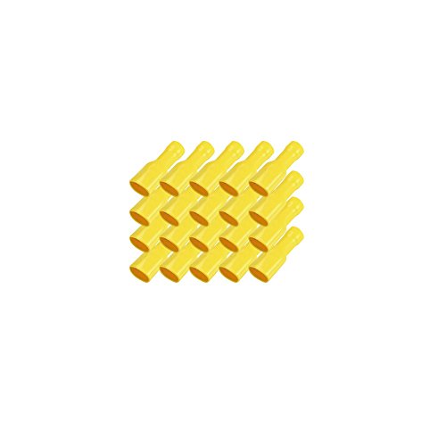Flachsteckhülsen vollisoliert gelb 4-6 mm 6,3 x 0,8 mm 50x Flachsteckhülse Crimpzange Flachstecker Crimp Zange Flach Stecker Kabelschuhe kfz ARLI von ARLI