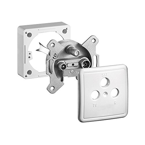 ARLI Satdose 3-Fach – Antennendose für Aufputz & Unterputz (Stich- oder Enddose) mit Abdeckung & Rahmen TV Radio SAT DVB-S DVB-T2 Kabel ARLI Satdose 3-Fach – Antennendose für Aufputz & Unterputz (Stich- oder Enddose) mit Abdeckung & Rahmen TV Radio SAT DVB-S DVB-T2 Kabel von ARLI