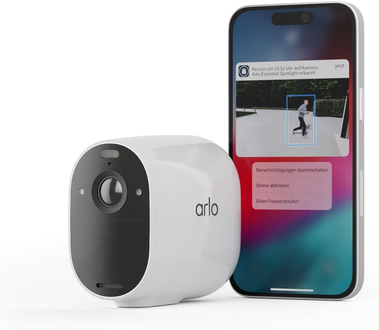 ARLO Essential Spotlight WLAN Überwachungskamera aussen Überwachungskamera von ARLO