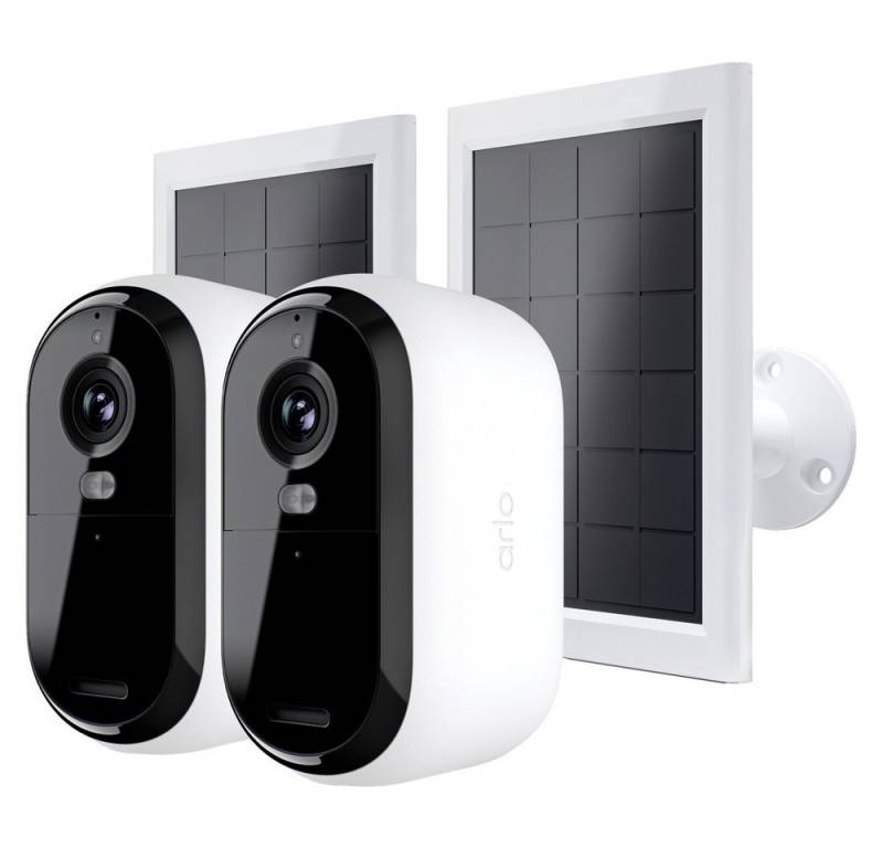 ARLO Überwachungskamera ARLO BUNDLE ESSENTIAL2 2K OUTDOOR CAMERA 2-PACK + 2-SOLAR PANEL VMK325 von ARLO
