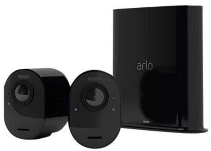 ARLO Überwachungskamera Ultra 2 Spotlight 2er Set Kit Schwarz VMS5240B-200EUS WLAN 4K von ARLO