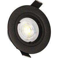 KIT 3 schwarze Einbaustrahler JADE Festes MODUL 5W, 2-CCT, 400lm, Ø85 Arlux Lighting KIT 3 schwarze Einbaustrahler JADE Festes MODUL 5W, 2-CCT, 400lm, Ø85 Arlux Lighting von ARLUX LIGHTING