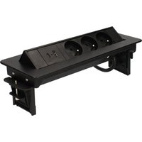 Schwenkbarer Steckdosenblock 3 Steckdosen + 1 USB - 1 USB C-Anschluss - Schwarz Arlux Lighting Schwenkbarer Steckdosenblock 3 Steckdosen + 1 USB - 1 USB C-Anschluss - Schwarz Arlux Lighting von ARLUX LIGHTING