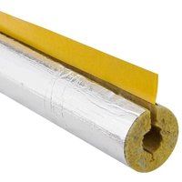 Steinwoll-Rohrschalen alukaschiert für Rohr 18 mm - Dämmschichtdicke 15 mm - geschlitzt - selbstklebend - Länge 1 m - 50% GEG von ARMACELL