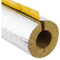 Steinwoll-Rohrschalen alukaschiert für Rohr 42 mm - Dämmschichtdicke 22 mm - geschlitzt - selbstklebend - Länge 1 m - 50% GEG von ARMACELL