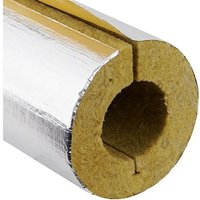 Steinwoll-Rohrschalen alukaschiert für Rohr 54 mm - Dämmschichtdicke 28 mm - geschlitzt - selbstklebend - Länge 1 m - 50% GEG Steinwoll-Rohrschalen alukaschiert für Rohr 54 mm - Dämmschichtdicke 28 mm - geschlitzt - selbstklebend - Länge 1 m - 50% GEG von ARMACELL