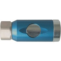 EWO - Sicherheitskupplung mit Druckknopf drehbar, blau,NW 7,4mm ig G3/8 von EWO