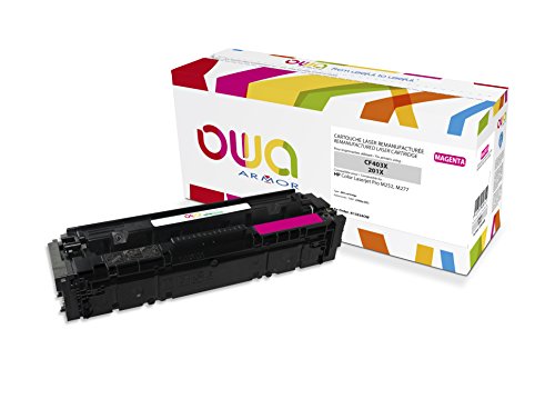 Armor CF403X Laser-Toner, wiederaufbereitet, kompatibel mit HP Color LaserJet Drucker, Magenta von ARMOR