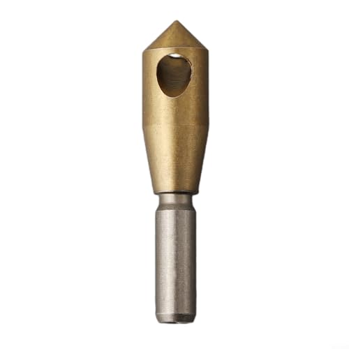 1 x Kegelsenkerbohrer zum Entgraten und Anfasen von Metall-, Holz- und Kunststoffoberflächen mit verschiedenen Schaftgrößen 6/8/10/12 mm (2-5) von ARMYJY