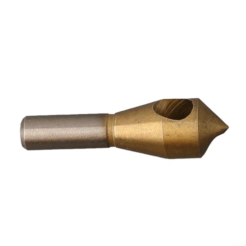 1 x Kegelsenkerbohrer zum Entgraten und Anfasen von Metall-, Holz- und Kunststoffoberflächen mit verschiedenen Schaftgrößen 6/8/10/12 mm (5–10) von ARMYJY