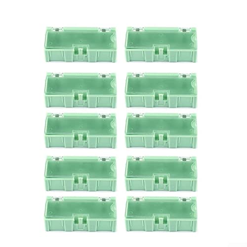 10 x SMT-Elektronikbox für elektronische Komponenten, 75 x 31,5 x 21,5 mm, zur Aufbewahrung von Chip-Kondensatoren, Widerständen, Schrauben, Muttern, Unterlegscheiben 10 x SMT-Elektronikbox für elektronische Komponenten, 75 x 31,5 x 21,5 mm, zur Aufbewahrung von Chip-Kondensatoren, Widerständen, Schrauben, Muttern, Unterlegscheiben von ARMYJY