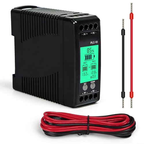 24 V Batterie-Equalizer, Schienenmontage, Spannungsregler mit LCD-Display zur Aufrechterhaltung der Solarladungsbalance bei parallelen Batterien 24 V Batterie-Equalizer, Schienenmontage, Spannungsregler mit LCD-Display zur Aufrechterhaltung der Solarladungsbalance bei parallelen Batterien von ARMYJY