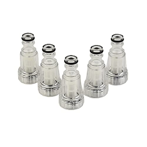 5 x Wasserfilter für Hochdruckreiniger-Schlauch-Wasserhahn-Anschluss für Kärcher K2-K7, Unterlegscheiben-Einlassfilter 3/4-Zoll-Anschluss für Garten 5 x Wasserfilter für Hochdruckreiniger-Schlauch-Wasserhahn-Anschluss für Kärcher K2-K7, Unterlegscheiben-Einlassfilter 3/4-Zoll-Anschluss für Garten von ARMYJY